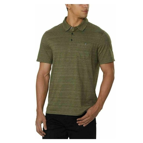 English Laundry Polo Shirt Men's Size Large Green Short Sleeve Cotton Blend Golf - Picture 1 of 13